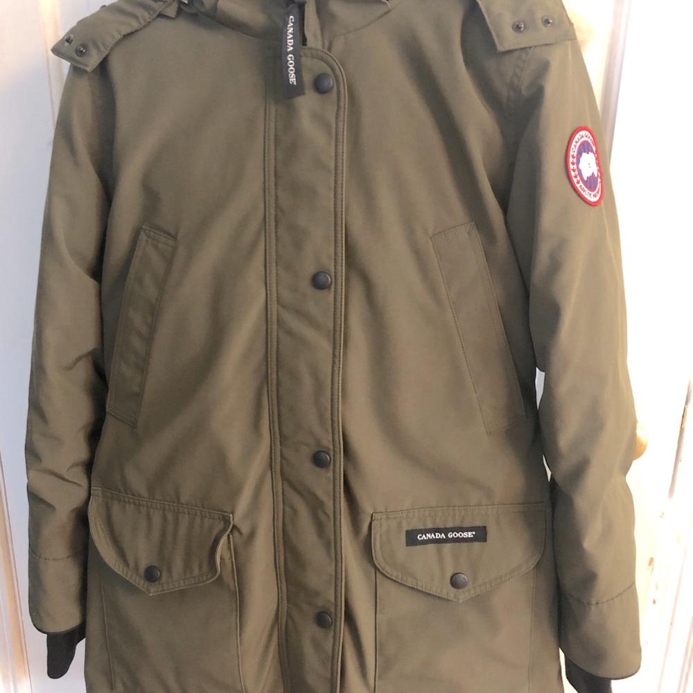 Canada Goose Military Green Trillium Parka Fusion